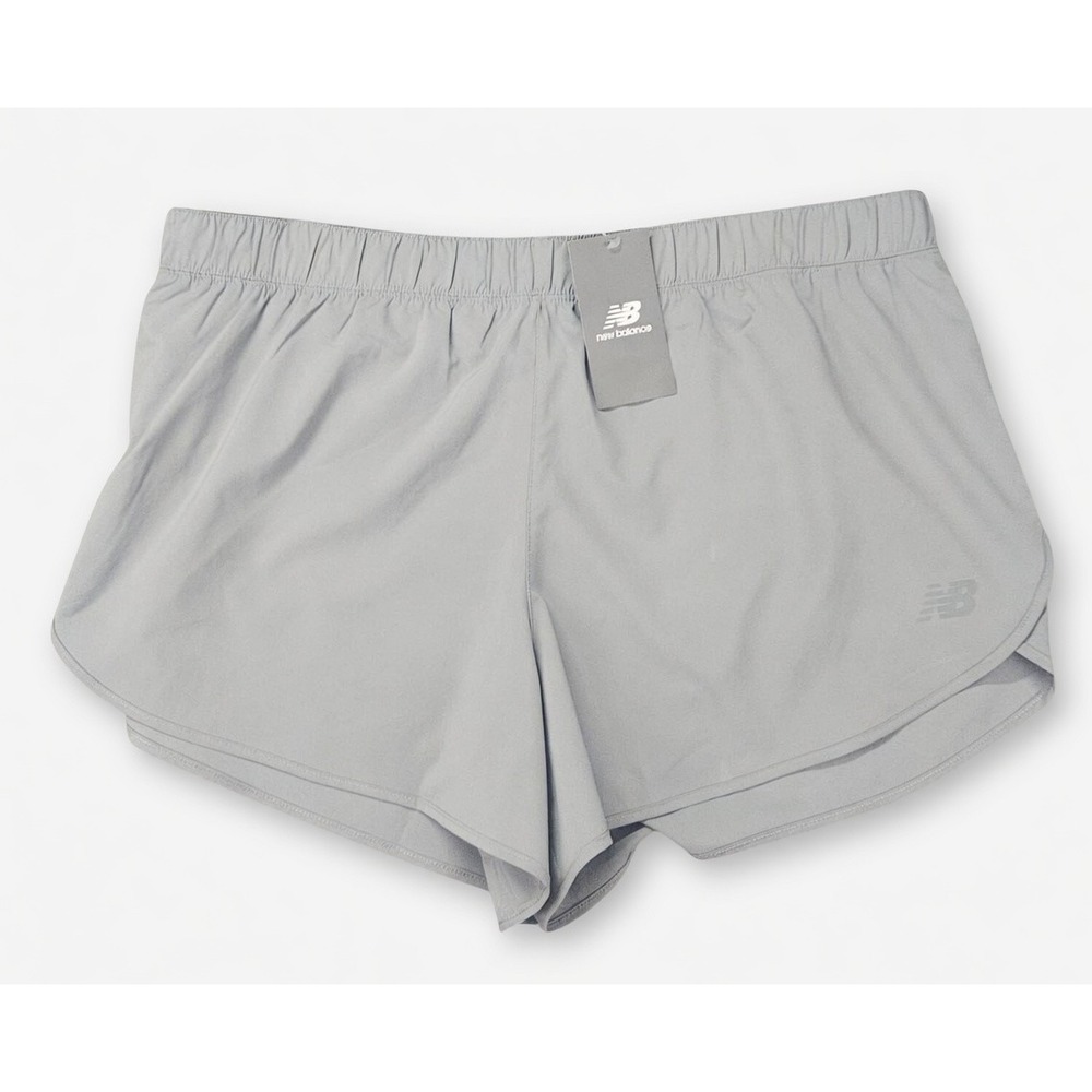 New Balance Women's XL Gray Running Shorts 3" Inseam Lined Athletic NWT